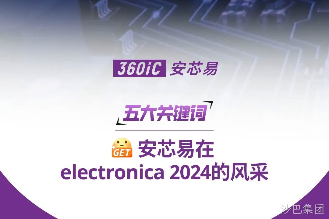 五大关键词 | 解锁沙巴集团在electronica 2024的风采！